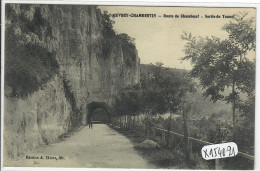 GEVREY-CHAMBERTIN- ROUTE DE CHAMBOEUF- SORTIE DU TUNNEL - Gevrey Chambertin