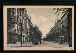 AK Berlin-Charlottenburg, Goethestrasse Mit Passanten  - Charlottenburg