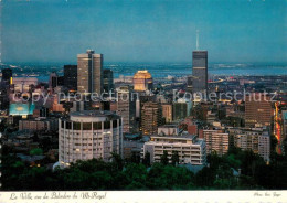 73716080 Montreal Quebec La Ville Vue Du Belvedere Du Mt Royal Montreal Quebec - Unclassified