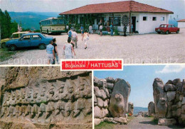 72865257 Hattusas Baskent Restoran Asker Tanrilar Aslanlikapi Ruinenstaette Hatt - Türkei