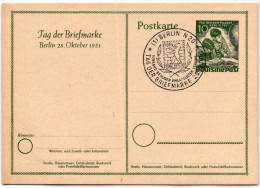 Berlin P 27 Als Ganzsache Mit Sonderstempel #KT657 - Altri & Non Classificati