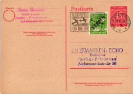 Berlin Auf Postkarte Ungelaufen Mit Luftbrückenstempel #KT722 - Autres & Non Classés