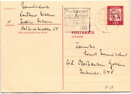 Berlin P 58 Als Ganzsache Mit Tagesstempel #KT623 - Altri & Non Classificati