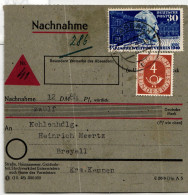 BRD Bund 116 Auf Postkarte Nachnahme-Karte #KW189 - Other & Unclassified