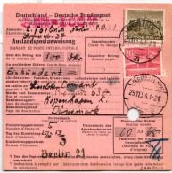 Berlin 53, 112 Auf Postkarte Auf Auslandspostanweisung #KT937 - Altri & Non Classificati