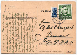 BRD Bund 174 Auf Postkarte Als Einzelfrankatur Portogerecht #KW466 - Andere & Zonder Classificatie