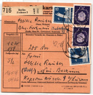 Berlin 186 U.a. Auf Postkarte Paketkarte #KW021 - Sonstige & Ohne Zuordnung