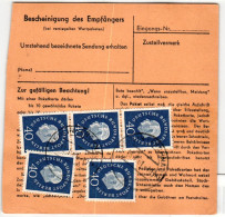 Berlin 185 U.a. Auf Postkarte Paketkarte #KW024 - Altri & Non Classificati