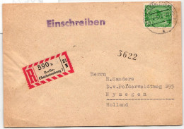 Berlin 56 Auf Brief Als Einzelfrankatur Portogerecht #KY574 - Other & Unclassified