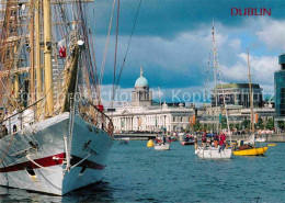 72856070 Dublin Ireland The Fair City Customs House And River Liffey During The  - Autres & Non Classés