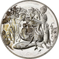 France, Médaille, Le Jardin Des Délices, Hieronimus Bosch, Argent, SPL - Autres & Non Classés