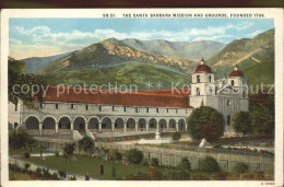 71568770 Santa_Barbara_California The Santa Barbara Mission And Grounds, Fournde - Other & Unclassified