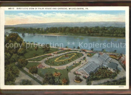71568712 Wilkes-Barre Bird S Eye View Of Palm House And Gardens Wilkes-Barre - Other & Unclassified