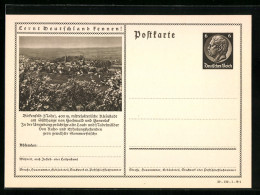 AK Birkenfeld (Nahe), Gesamtansicht Aus Der Vogelschau, Ganzsache Lernt Deutschland Kennen  - Cartes Postales