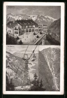 AK Rax-Seilbahn In Zwei Ansichten  - Funiculares