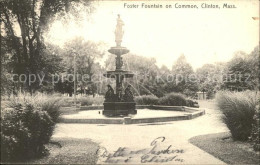 71568644 Clinton_Massachusetts Foster Fountain On Common - Sonstige & Ohne Zuordnung