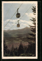 AK Innsbrucker Nordkettenbahn, Wagenkreuzung  - Funicular Railway