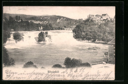 AK Rheinfall Mit Blick Zum Schloss Laufen  - Other & Unclassified