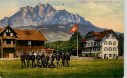 13959297 Allmend_Luzern_LU Kantine Und Restaurant Militaer Soldaten Schweizer Fl - Sonstige & Ohne Zuordnung