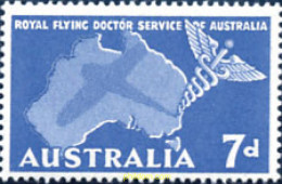 122246 MNH AUSTRALIA 1957 DOCTOR VOLADOR - ...-1854 Vorphilatelie