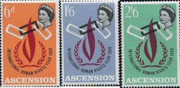 212052 MNH ASCENSION 1968 AÑO INTERNACIONAL DE LOS DERECHOS HUMANOS - Ascensión