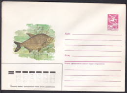 Russia Postal Stationary S1341 Fish, Common Bream - Poissons