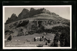 Cartolina Passo Di Carezza, Hotel & Gruppo Del Catinaccio  - Sonstige & Ohne Zuordnung