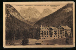 Cartolina Schluderbach Im Apezzotal, Hotel Sigmundsbrunn  - Autres & Non Classés