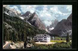 Cartolina Sexten, Hotel Dolomitenhof Im Fischleintal  - Otros & Sin Clasificación