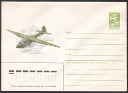 Russia Postal Stationary S1377 Plane A-7, Aviation, Glider - Vliegtuigen