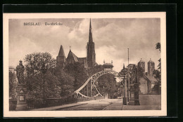 AK Breslau, Partie An Der Dombrücke  - Schlesien