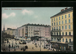 AK Wien, Blick Auf Die Kärntnerstrasse  - Autres & Non Classés