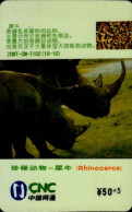 TELECARTE ETRANGERE... RHINOCEROS - Andere & Zonder Classificatie