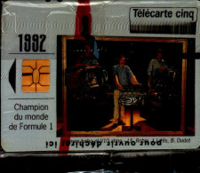 TELECARTE CINS...NEUVE SOUS BLISTER.. 1992  RANAULT SPORT...CHAMPION DU MONDE DE FORMILE 1 - 5 Units