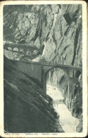 10553585 Gotthardpass Gotthardstrasse Bruecke Bahn X 1921 St Gotthard - Autres & Non Classés