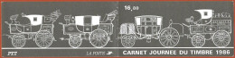 France 1986 - Carnet Journée Du Timbre : Postes Et Diligences ( Sans Timbres ) YT BC 2411A - Tag Der Briefmarke