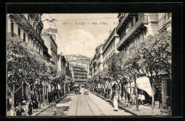 CPA Alger, Rue D'Isly  - Alger