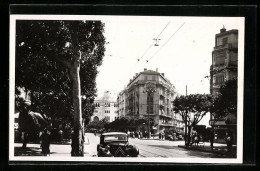 CPA Alger, Rue Monge, Angle Rue Michelet  - Algerien