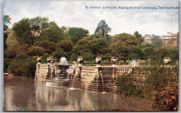 LONDON: Kensington Gardens, The Fountains - Photochrom Celesque B.7620 - Andere & Zonder Classificatie