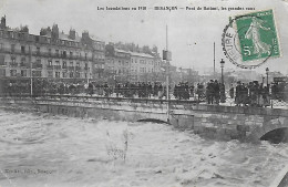 25)   BESANCON  -  Les Inondations En 1910 -  Pont De Battant Les Grandes Eaux - Besancon