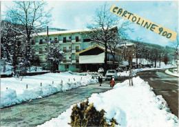 Basilicata-potenza-rifreddo Frazione Di Pignola Hotel Turist Veduta Albergo Frazione Dopo Nevicata Animata Fine Anni 60 - Autres & Non Classés