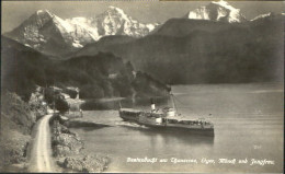 10552291 Thunersee Beatenbucht Eiger-Moench-Jungfrau Ungelaufen Ca. 1930 Scherzl - Other & Unclassified