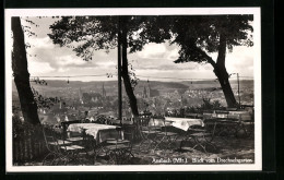 AK Ansbach /Mfr., Blick Vom Gasthaus Drechselgarten Auf Den Ort  - Ansbach