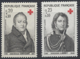 N° 1433 1434 Croix-Rouge - Unused Stamps