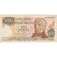 Argentine, 1000 Pesos, TB - Argentinië