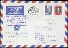 1963, DDR, 610, 845, Brief - Sonstige & Ohne Zuordnung