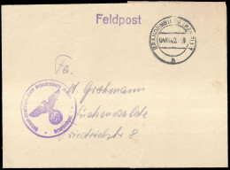 1942, Feldpost II Wk, Brief - Altri & Non Classificati