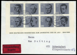 1964, Bundesrepublik Deutschland, 431-38, Brief - Sonstige & Ohne Zuordnung