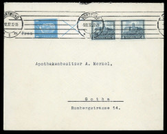 1932, Deutsches Reich, S 38 U.a., Brief - Se-Tenant