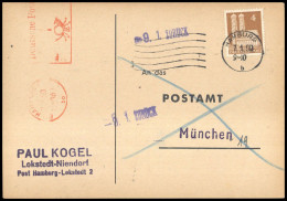 1948, Bizone, 74 Eg, Brief - Storia Postale